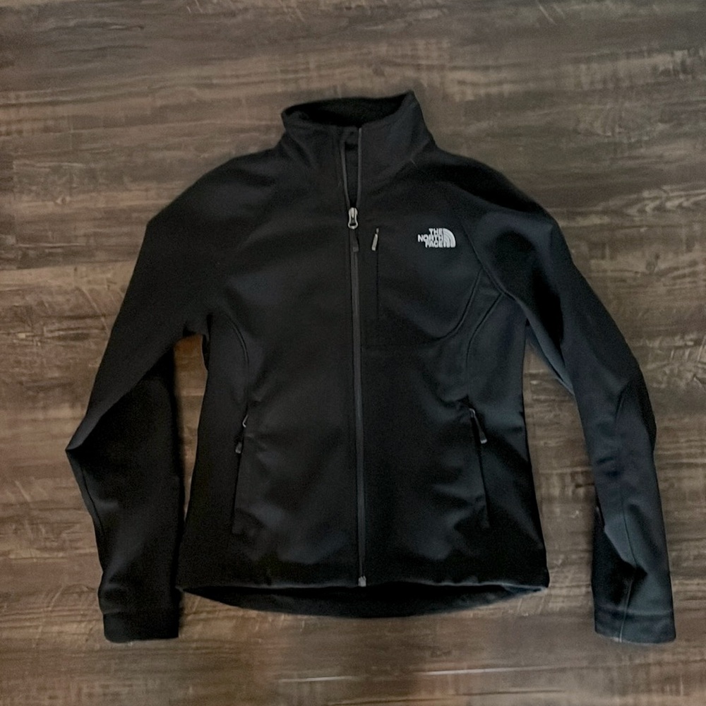 Women’s North Face hardshell jacket black Small